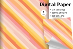 Stripe Pattern Background Gift Wrap Wallpaper Digital Paper Product Image 1