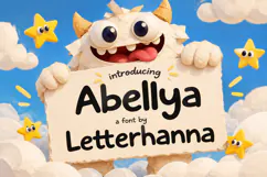Abellya Playful Kids Font with Fun Handwritten Charm Product Image 1