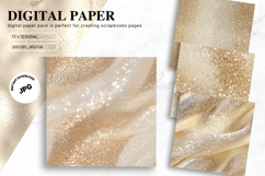 gold glitter Background Wallpaper Sparkles Digital Paper Product Image 1