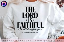 The Lord Is Faithful He Will Strengthen You | 2 Thessalonian Product Image 1
