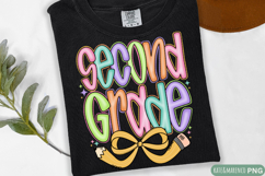 Second Grade PNG | Back To School PNG | 2nd Grade Teacher Product Image 1