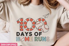 100 Days of Home Runs PNG Product Image 2