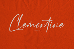 Clementine Handwritten Script Font Product Image 1
