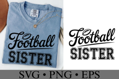 Football Sister Svg | Game Day Svg | Sport Svg| Shirt Svg Product Image 2