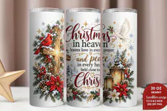 Christmas in Heaven Tumbler Wrap, Memorial Christmas 20oz Tu Product Image 2