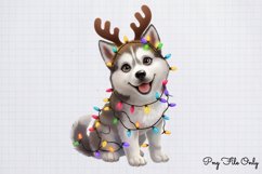 Christmas Dog Clipart Bundle PNG Product Image 5