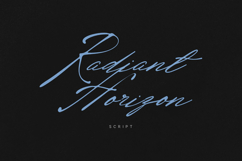 Radiant Horizon Script Signature Font Product Image 1