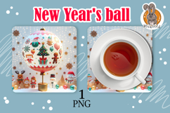 Christmas tree ball, stand for hot food Product Image 1