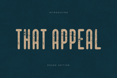 Tht Appeal Rough Condensed Font Product Image 1