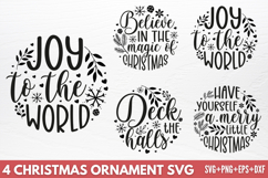 Christmas Ornament SVG Product Image 1