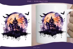 Halloween House PNG for Shirt Design Product Image 1