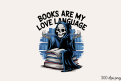 BOOKS ARE MY LOVE LANGUAGE PNG Product Image 2