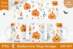 Halloween Mug Wrap, Halloween Print, Halloween Sublimation Product Image 1