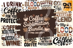 Coffee PNG Sublimation Bundle 6 Product Image 1