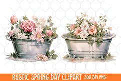 Rustic Spring Clipart, Spring Clipart Product Image 1