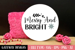 Messy And Bright svg design Product Image 1