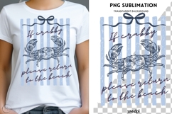 Crab png design for T-shirts Product Image 1