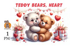 bears and a heart Product Image 1