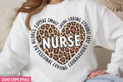 Nurse PNG, Valentine Nurse Sublimation PNG Product Image 2