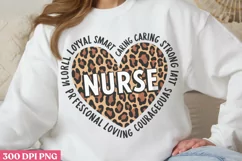 Nurse PNG, Valentine Nurse Sublimation PNG Product Image 2