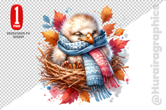 Cute Eagle Clipart - PNG File Product Image 2