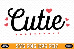 Cutie Valentine&#039;s Day SVG | SVG Cut files Product Image 1