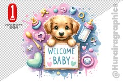 Cute Dog Clipart - PNG File Product Image 1