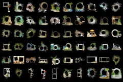 800 SEA FLORA TRANSPARENT PNG FILES, PHOTOSHOP OVERLAYS Product Image 4