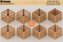Desk Pencil Box Collection SVG - Digital Laser Cut Files 875 Product Image 1