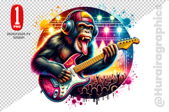 Cute Monkey Clipart - PNG File Product Image 2