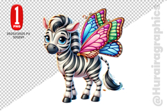Cute Zebra Clipart - PNG File Product Image 2