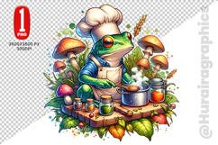 Cute Frog Clipart - PNG File Product Image 2