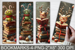 Christmas Sublimation Bookmarks Bundle | Bookmarks Printable Product Image 8