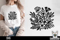 Flower Svg, Flower Meadow Svg, Wildflower Svg Product Image 1