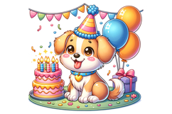 Cute Dog Clipart - PNG File Product Image 2