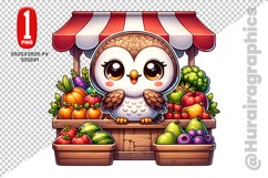Cute Owl Clipart - PNG File Product Image 1