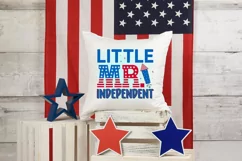 Little Mr. independent 4th of July Sublimation Design Product Image 1