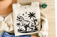 Dinosaur svg Design | Svg Cut Files | Shirt Svg Product Image 2