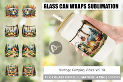Glass Can Vintage Camping Vibes Product Image 1
