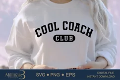 TCool Coach Club Sport SVG PNG Sublimation|Football Game Day Product Image 1