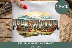 Pennsylvania State PNG, Stone Bridge Rural Sublimation Product Image 1
