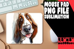 Funny Dog Lover Sublimation Mousepad PNG Product Image 1