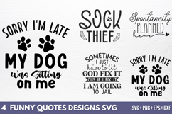 Funny Quotes Designs SVG Product Image 1