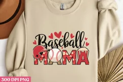Ballpark Mama PNG, Baseball Mama Sublimation PNG Product Image 2