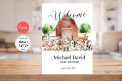 Baby Shower Welcome Sign Template 134 Product Image 2