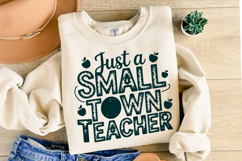 Just a Small Town Teacher svg | Svg Cut Files | Shirt Svg Product Image 2