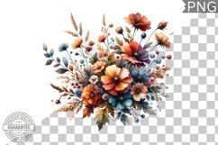 Flowers Sublimation - Clipart PNG Bundle Product Image 2