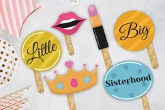 Sorority Photo Booth Props - Big Little G-Big Photo Props Product Image 1