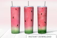 Watermelon 20 Oz Skinny Tumbler Product Image 1