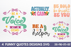 Motivational Quotes Designs SVG Product Image 1